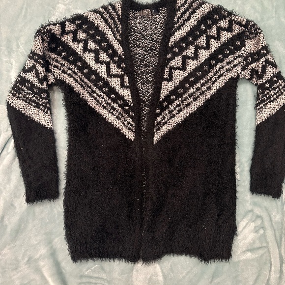 MAK soft cozy fuzzy cardigan xs-measures to medium. P2P 23” by MAK sweaters - Picture 3 of 13